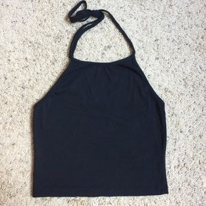 Brandy Melville cropped halter top
